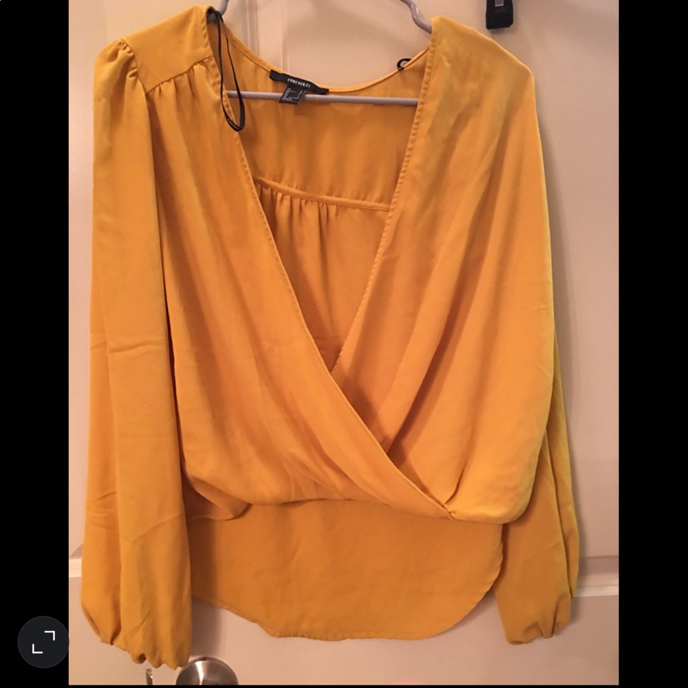 forever21 yellow top